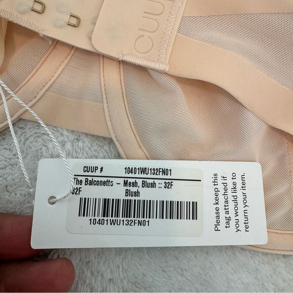 The Balconette CUUP blush bra, size 32 F - Picture 8 of 8
